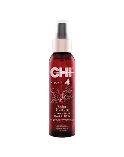 Chi Несмываемый тоник с маслом шиповника для окрашенных волос, 118 мл. фото