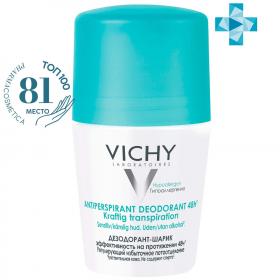 Vichy Шариковый дезодорант, регулирующий избыточное потоотделение 48 часов, 50 мл. фото