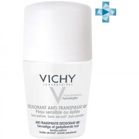 Vichy Шариковый дезодорант для очень чувствительной кожи 48 часов, 50 мл. фото