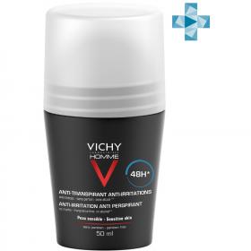 Vichy Шариковый дезодорант для чувствительной кожи 48 часов, 50 мл. фото