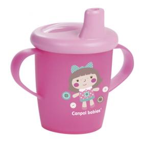 Canpol Чашка-непроливайка, 250 мл. Toys 9, цвет розовый. фото