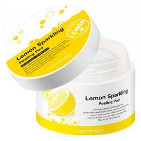 Secret Key Диски ватные очищающие Lemon Sparkling Peeling Pad 70шт. фото