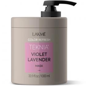 Lakme Маска  для обновления цвета фиолетовых оттенков волос violet lavender mask, 1000 мл. фото