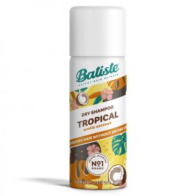 Batiste Сухой шампунь для волос Tropical с ароматом тропических фруктов, 50 мл. фото