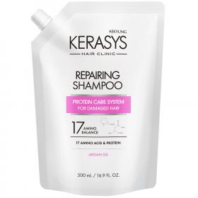 Kerasys Шампунь для волос восстанавливающий, запасной блок 500 мл. фото