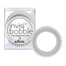 Invisibobble Резинка-браслет для волос Chrome Sweet Chrome мерцающий серебряный. фото