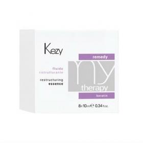 Kezy Флюид реструктурирующий с кератином Restructuring Essence Remedy Keratin, 10 мл  8 штук. фото
