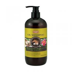 Kumano Cosmetics Шампунь для сухих волос 3 маслами Deve Natural Oil, 480мл. фото