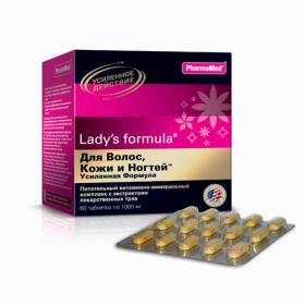 Ladys Formula Для волос кожи и ногтей усиленная формула  таблетки 1,0 г 60. фото