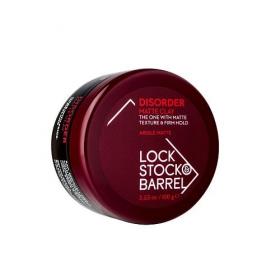 Lock Stock  Barrel Ультраматовая глина для укладки волос, степень фиксации 5 Disorder Matte Clay, 100 гр. фото