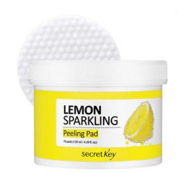 Secret Key Диски ватные для очищающие Lemon Sparkling Peeling Pad, 70 шт. фото