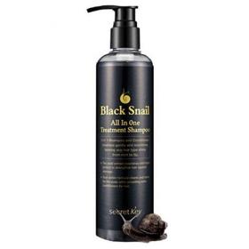 Secret Key Шампунь улиточный Black Snail All in One Treatment Shampoo, 250 мл. фото