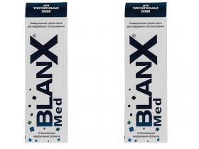 Blanx Набор Зубная паста Med отбеливающая 100 мл2 штуки. фото