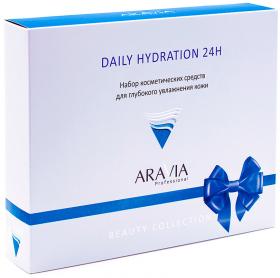 Aravia Professional Набор для глубокого увлажнения кожи Daily Hydration 24H, 3 средств. фото