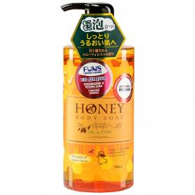 Funs Гель для душа увлажняющий с экстрактом меда и маслом жожоба Honey Oil, 500 мл. фото