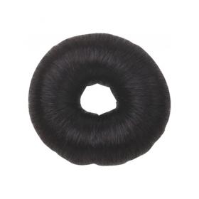 Dewal Pro Валик для прически, искусственный волос, черный, диаметр 8 см. фото