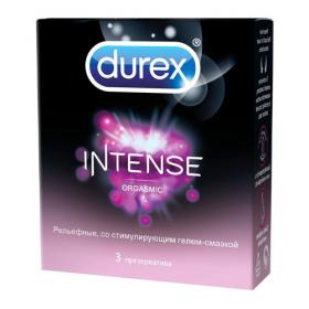 Durex Презервативы Intense Orgasmic рельефные, 3 шт. фото