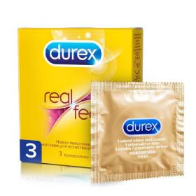 Durex Презервативы Reel Feel, 3 шт. фото