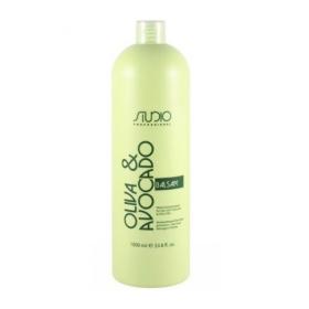 Kapous Professional Бальзам увлажняющий для волос с маслами авокадо и оливы, 1000 мл. фото
