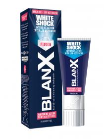 Blanx Зубная паста отбеливающая Вайт шок со светодиодным активатором, 50 мл. фото