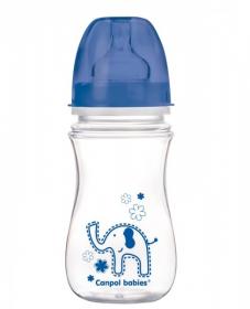 Canpol Антиколиковая бутылочка с широким горлышком PP EasyStart 3, 240 мл. фото