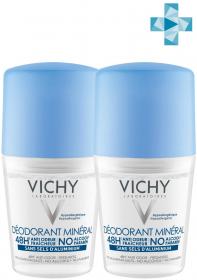 Vichy Комплект Минеральный дезодорант без солей алюминия 48 часов свежести,2 шт. по 50 мл. фото