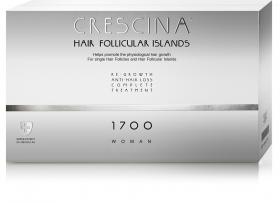 Crescina Комплекс для женщин Follicular Islands 1700 лосьон для стимуляции роста волос 10  лосьон против выпадения волос 10. фото