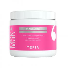 Tefia Розовая маска для светлых волос, 500 мл. фото