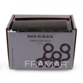 Framar Фольга в рулоне с тиснением Во власти черного, 98 м х 12,5 см. фото