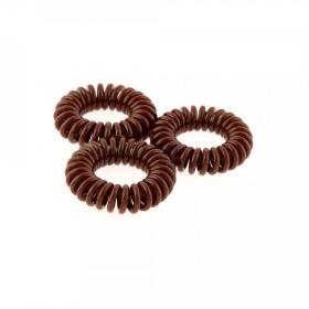 Invisibobble Резинка-браслет для волос Pretzel Brown, с подвесом, 3 шт. фото