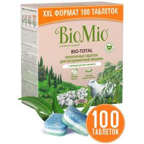 BioMio Таблетки для посудомоечной машины с эфирным маслом эвкалипта, 100 шт. фото
