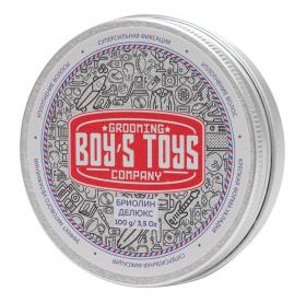 Boys Toys Бриолин для укладки волос сверх сильной фиксации со средним уровнем блеска Deluxe Oil Based Clay, 100 г. фото
