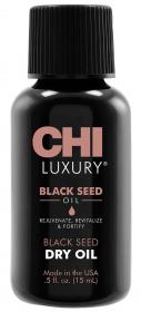 Chi Сухое масло для волос с экстрактом семян черного тмина Luxury Dry Oil, 15 мл. фото