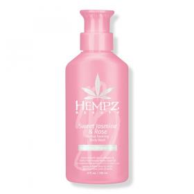 Hempz Гель для душа Sweet Jasmine  Rose Herbal Foaming Body Wash, 236 мл. фото
