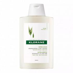 Klorane Сверхмягкий шампунь для всех типов волос с молочком овса, 100 мл. фото