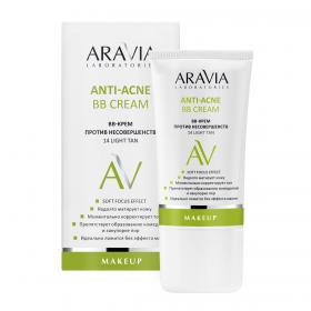 Aravia Laboratories BB-крем против несовершенств 14 Light Tan Anti-Acne, 50 мл. фото