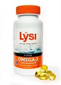 Lysi Омега-3 с витамином Д, 60 капсул. фото