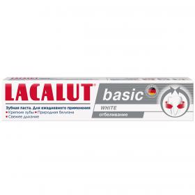Lacalut Отбеливающая зубная паста Basic White, 75 мл. фото