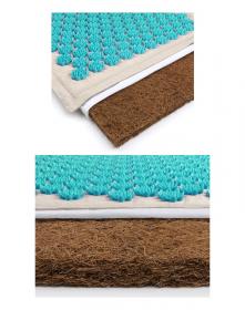 Gezatone Массажный акупунктурный коврик EcoLife бирюзовый, 72 х 42 см. фото