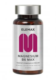 Elemax Комплекс Magnesium B6 Max, 60 таблеток. фото