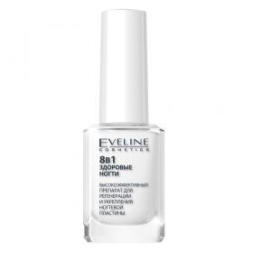 Eveline Cosmetics Средство для интенсивного восстановления ногтей 8 в 1 Здоровые ногти, 12 мл. фото