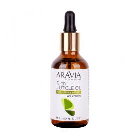 Aravia Professional Питательное масло для кутикулы с маслом авокадо и витамином Е Rich Cuticle Oil, 50 мл. фото