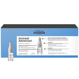 Loreal Professionnel Программа Aminexil Advanced от выпадения волос, 42 ампулы х 6 мл. фото
