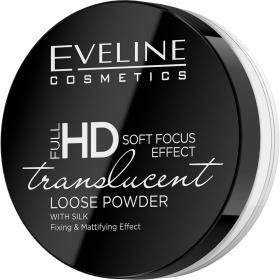 Eveline Cosmetics Транспарентная фиксирующая пудра Full Hd Mineral Loose Powder Translucent, 6 г. фото