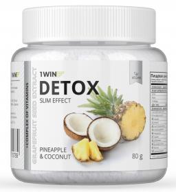 1Win Дренажный напиток Detox Slim Effect с экстрактом грейпфрутовой косточки, 32 порции, 80 г. фото