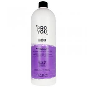 Revlon Professional Нейтрализующий шампунь для светлых, обесцвеченных и седых волос Neutralizing Shampoo, 1000 мл. фото