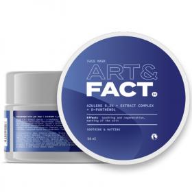 ArtFact Успокаивающая маска с азуленом 0,3, комплексом экстрактов и Д-пантенолом для лица, 50 мл. фото