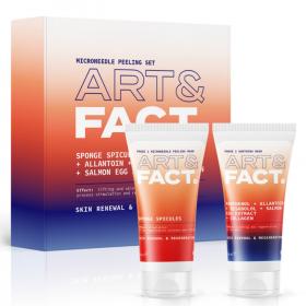 ArtFact Набор неинвазивного микроигольчатого пилинга для всех типов кожи Microneedle Peeling Set, 2 х 50 мл. фото