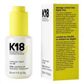 K-18 Масло-бустер для молекулярного восстановления волос Molecular Repair Hair Oil, 30 мл. фото
