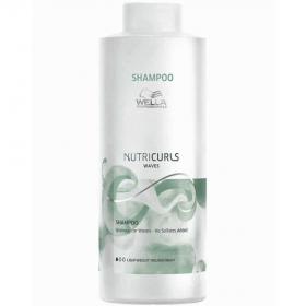 Wella Professionals Бессульфатный шампунь для вьющихся и кудрявых волос Shampoo for Waves, 1000 мл. фото